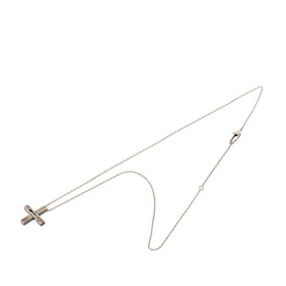 Gucci Cutout G Cross Pendant Necklace in SV925 Silver for Women